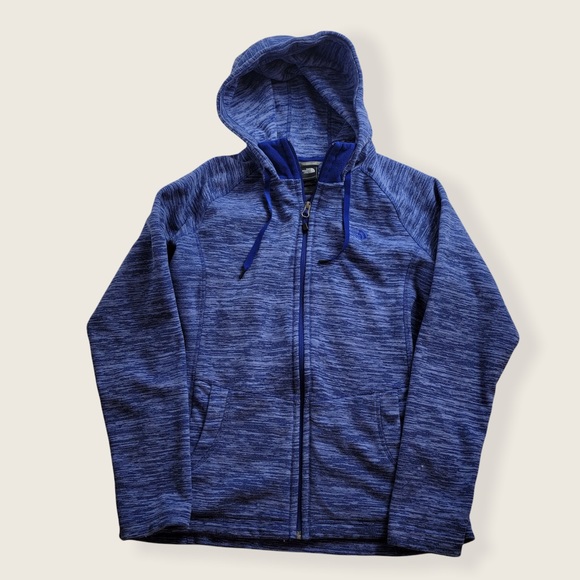 The North Face Tops - The North Face Marled Full Zip Fleece Hoodie